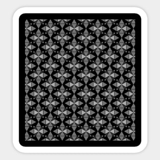 Black seamless pattern Sticker